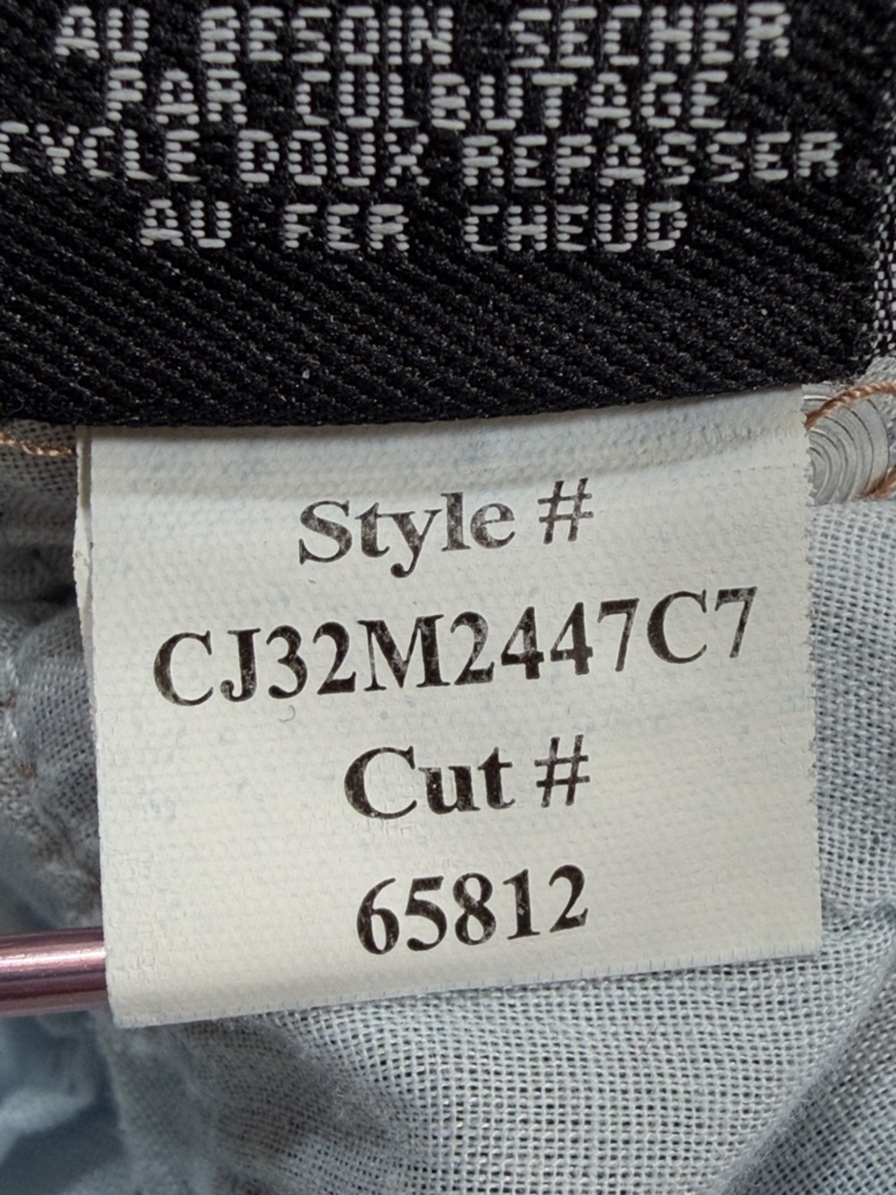 Women’s 1822 Denim Style #CJ32M2447C7 Wide Leg High Waist Pants Jeans  Size 8 - Picture 10 of 14